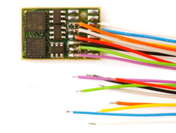 D&H DH16A, Lokdecoder Gen2, 1.5 A, SX1, SX2, DCC, MM, 6 Ausgänge, SUSI